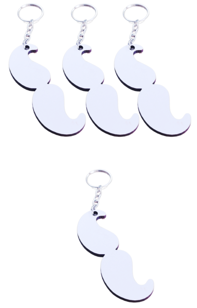 Chaveiro Bigode MDF para sublimação